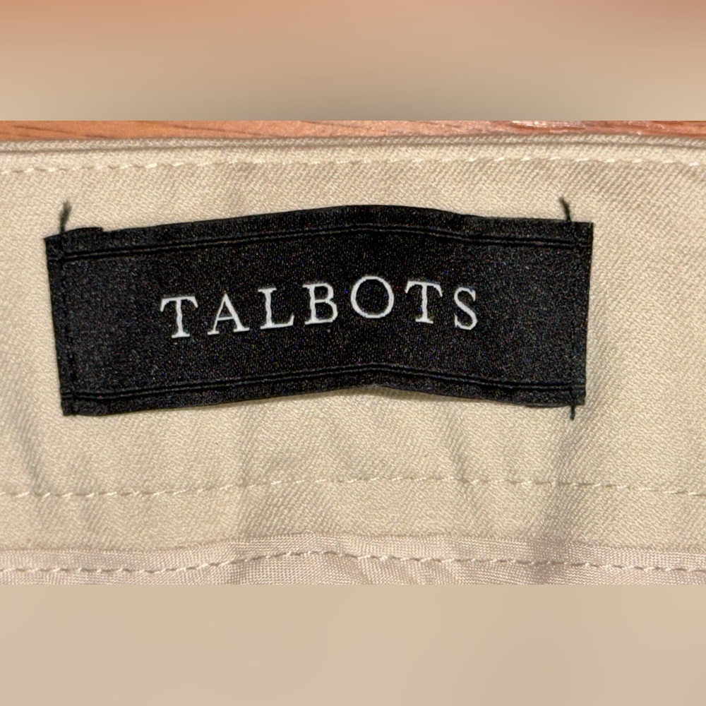 Lot 3 Talbots Chatham Ankle Pants Women’s 10 Curvy Beige White Stretch Side Zip - Picture 14 of 16